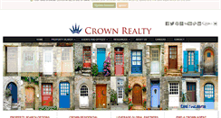 Desktop Screenshot of crownrealty.com